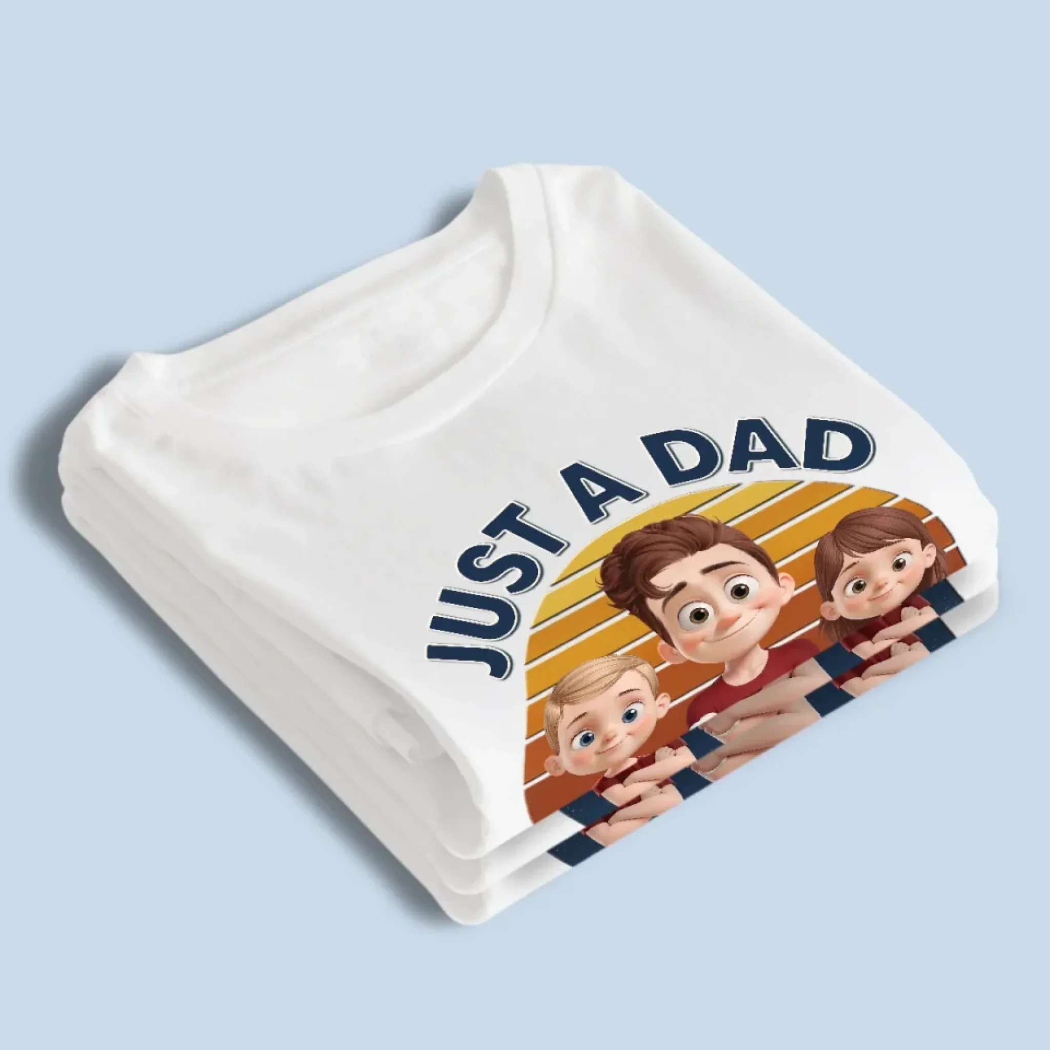 Just A Guy, Totally Owned By His Kids - Family Personalized Custom Unisex T-shirt, Premium T-shirt, Hoodie - Father's Day, Gift For Dad, Grandpa - Image 4