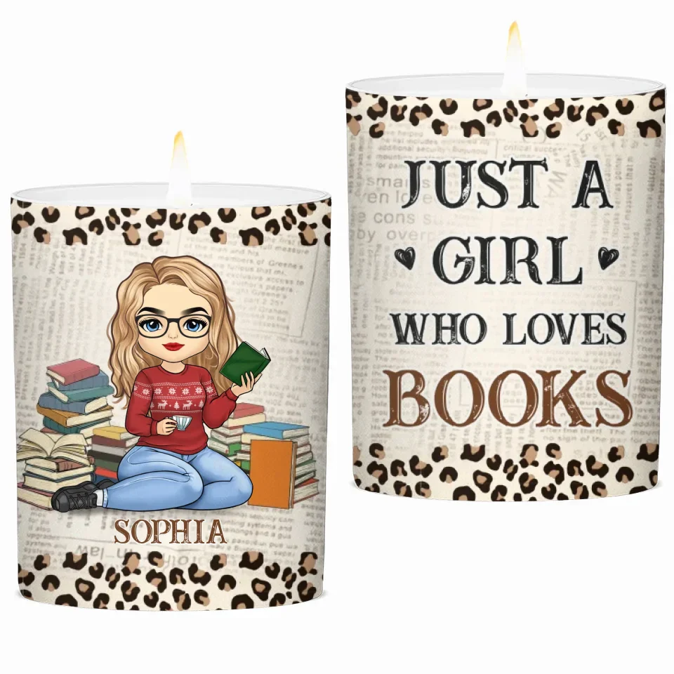 Just One More Chapter - Personalized Custom Smokeless Scented Candle - Christmas Gift For Book Lovers - Image 2