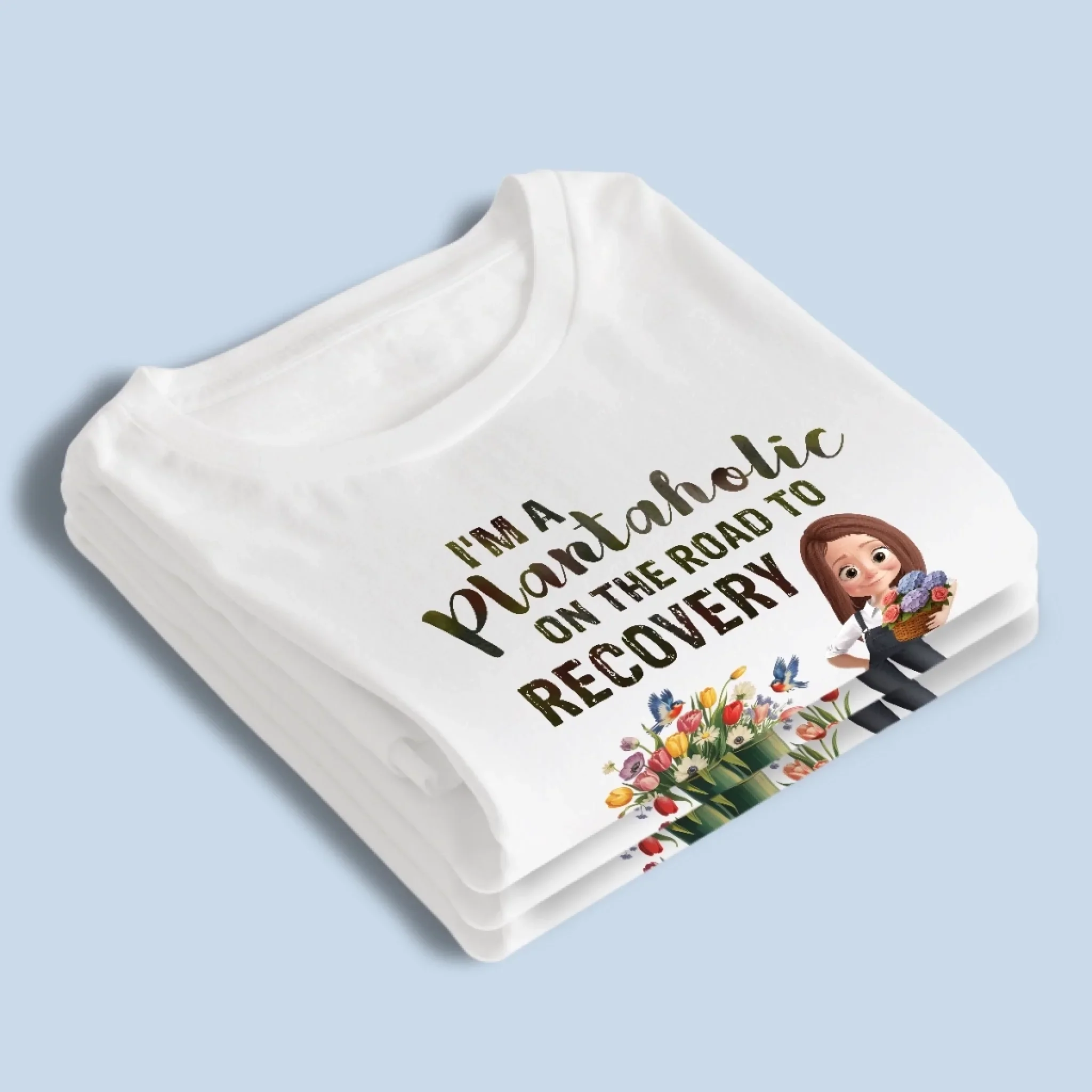 Just One More Plant - Family Personalized Custom Unisex T-shirt, Premium T-shirt, Hoodie - Gift For Yourself, Best Friends, Siblings, Family Members, Gardening Lovers - Image 4