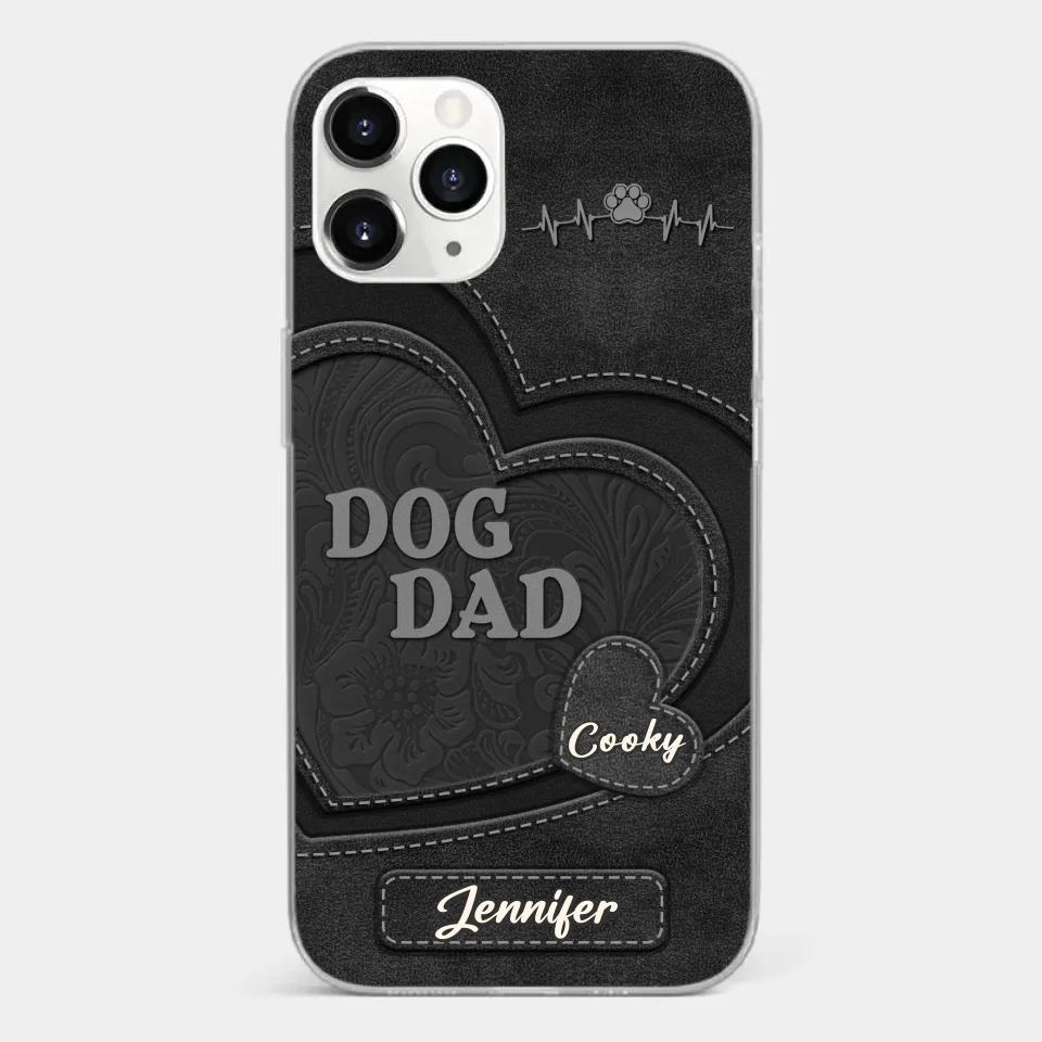 Keep You Forever In My Heart - Dog & Cat Personalized Custom Clear Phone Case - Gift For Pet Owners, Pet Lovers - Image 7