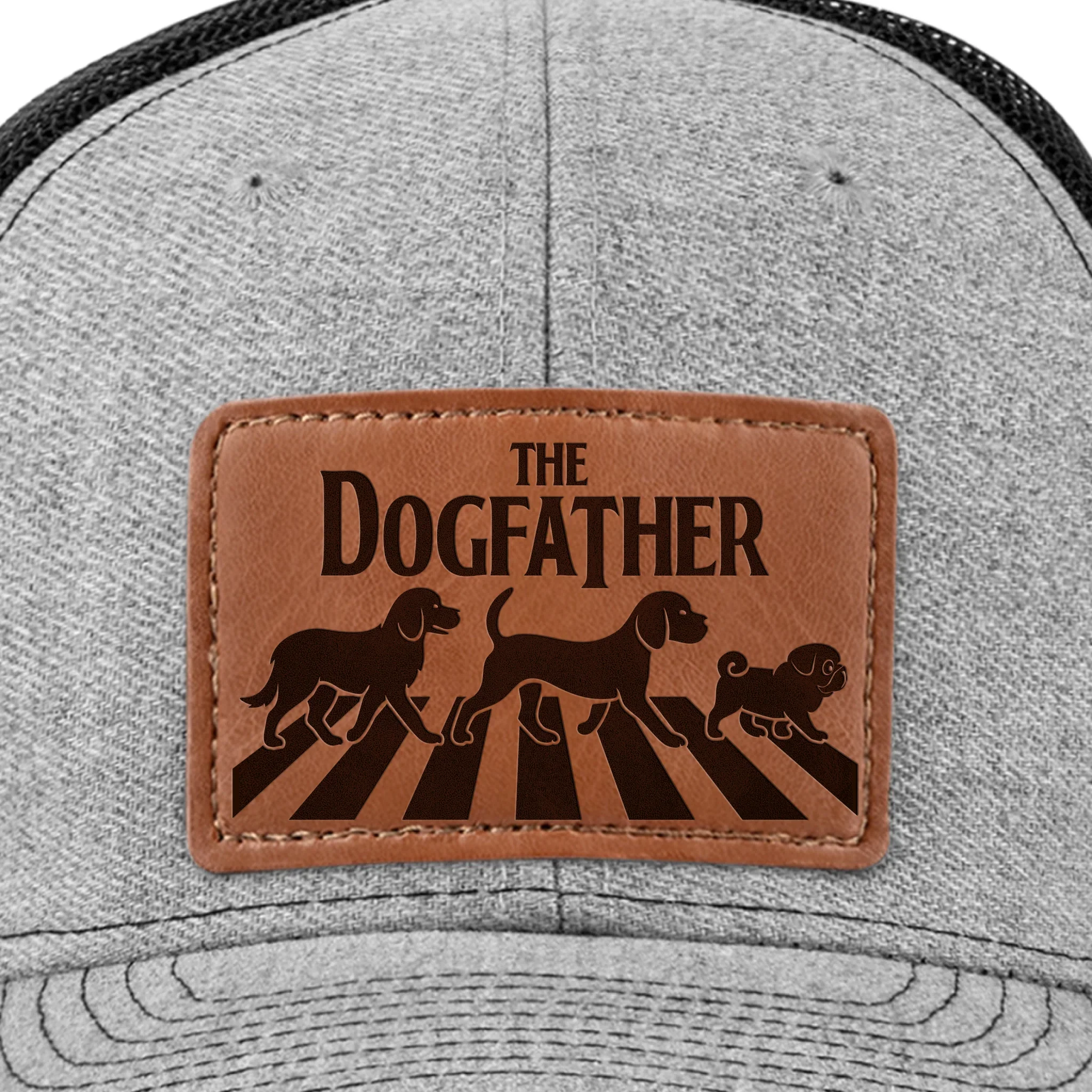 Leather Patch Hat -  Birthday Gifts For Dog Lovers, Dog Dad And Mom - Every Pack Needs A Boss - Image 3