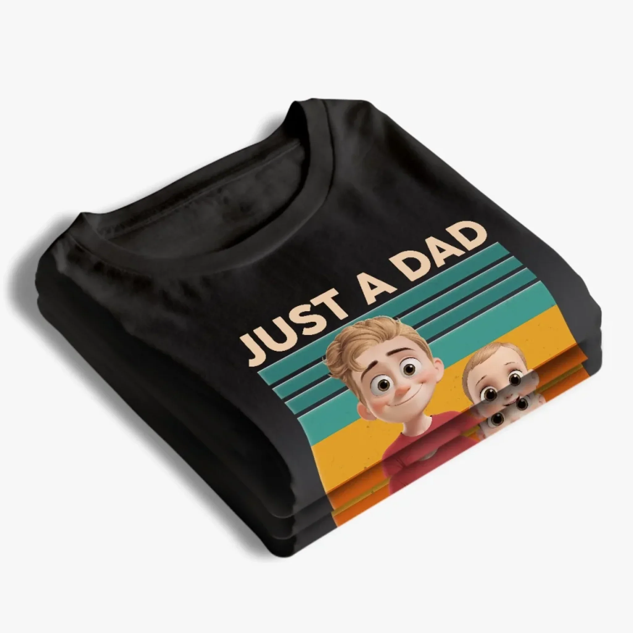 Like Father, Like Fun - Family Personalized Custom Unisex T-shirt, Premium T-shirt, Hoodie - Father's Day, Gift For Dad, Grandpa - Image 4