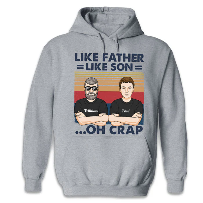 Like Parents Like Child - Family Personalized Custom Unisex T-shirt, Hoodie, Sweatshirt - Gift For Family Members - Image 5