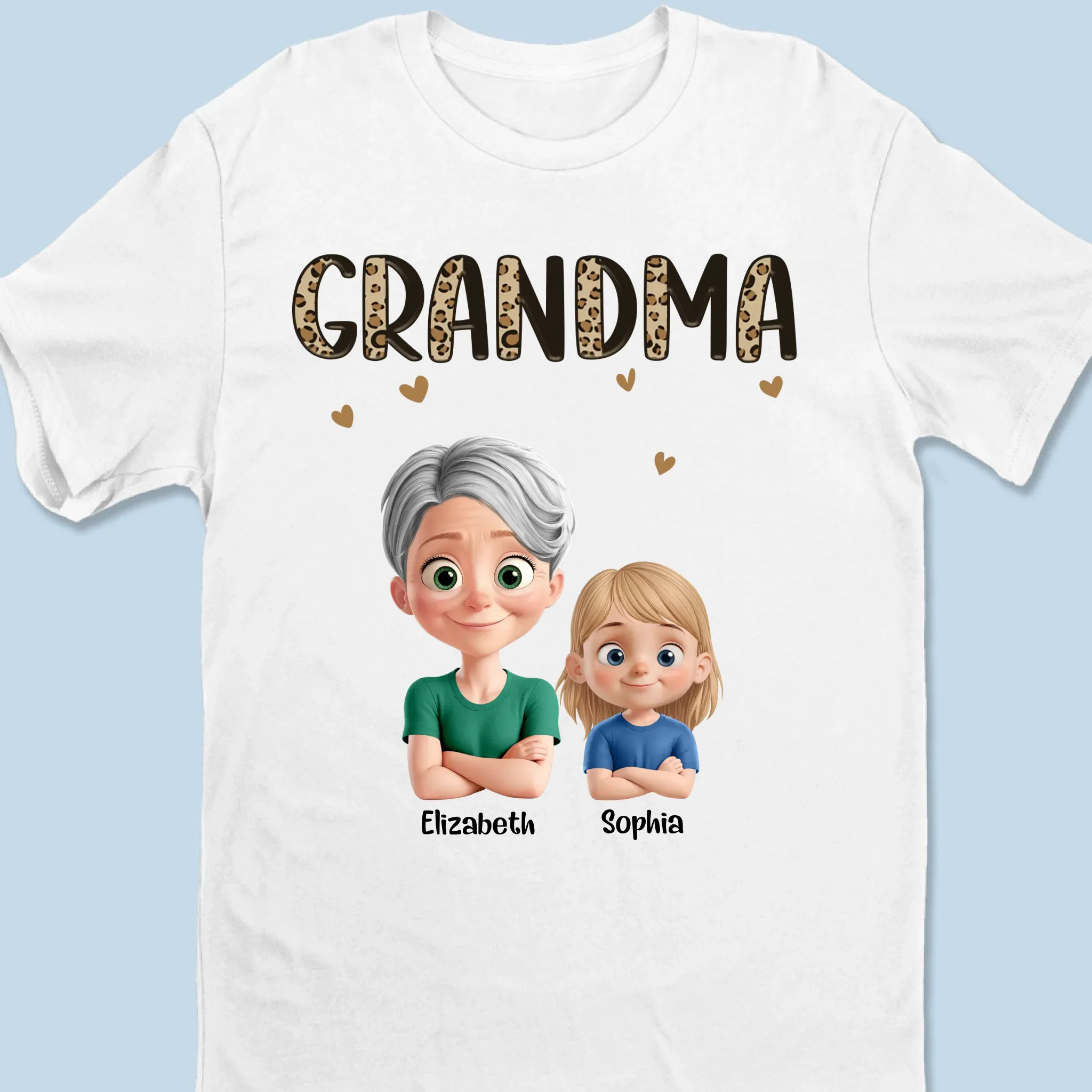Love Grows Best In A Grandmother’s Heart - Family Personalized Custom Unisex T-shirt, Premium T-shirt, Hoodie - Mother's Day Gift For Mom, Grandma - Image 6