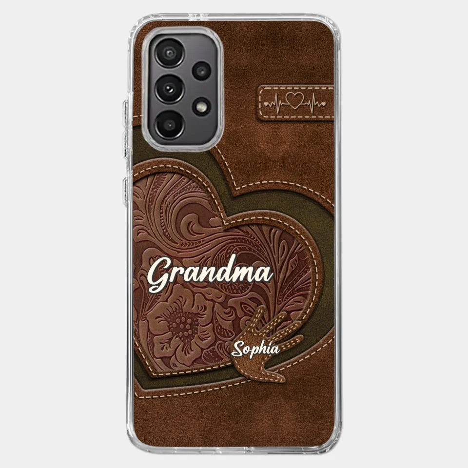 Love In Every Touch - Family Personalized Custom Clear Phone Case - Gift For Mom, Grandma - Image 37