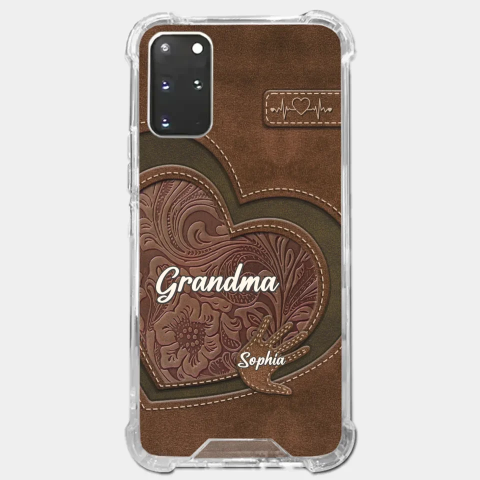 Love In Every Touch - Family Personalized Custom Clear Phone Case - Gift For Mom, Grandma - Image 40
