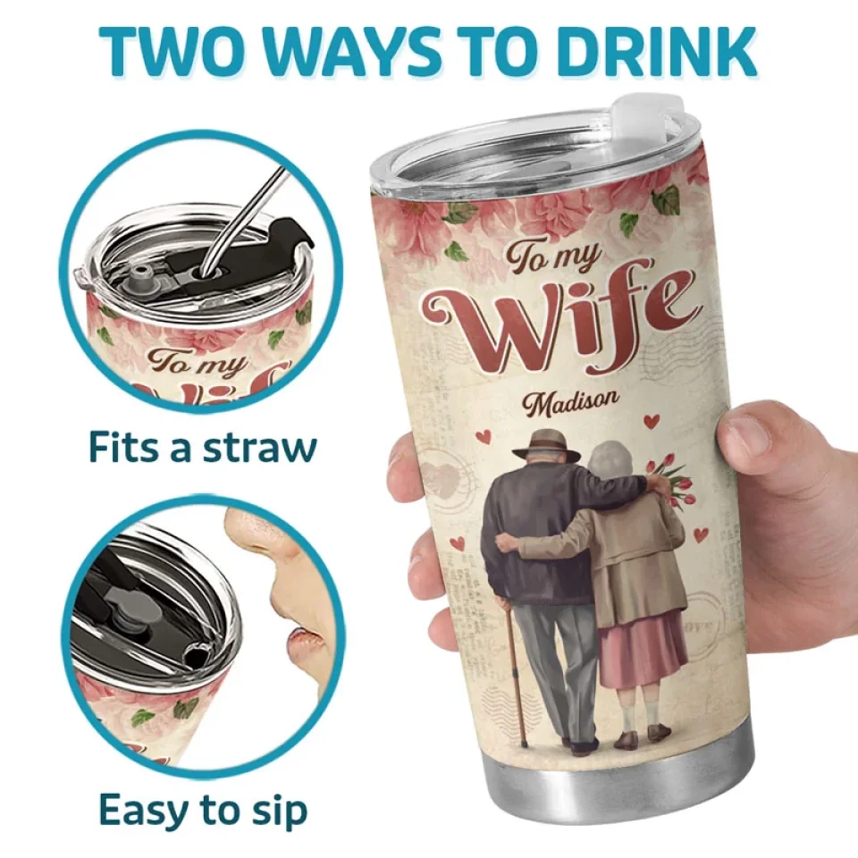 Love Is All We Need - Couple Personalized Custom Tumbler - Gift For Husband Wife, Anniversary - Image 4
