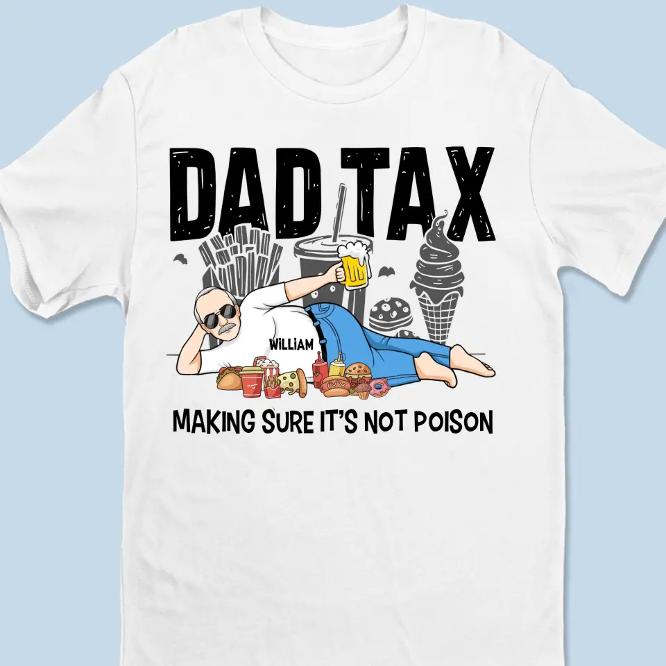 Making Sure It's Not Poison - Family Personalized Custom Unisex T-shirt, Hoodie, Sweatshirt - Gift For Dad - Image 2