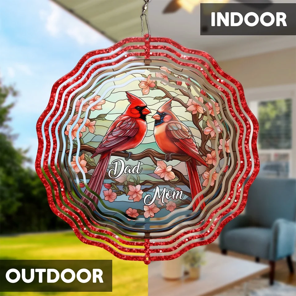 Memories Can Bring Comfort Even In The Toughest Times - Memorial Personalized Custom Wind Spinner - Sympathy Gift For Family Members - Image 4