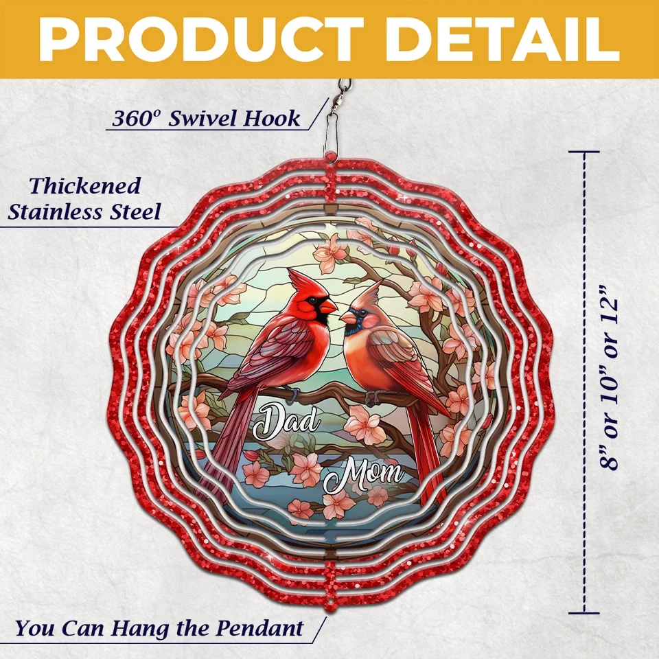 Memories Can Bring Comfort Even In The Toughest Times - Memorial Personalized Custom Wind Spinner - Sympathy Gift For Family Members - Image 5