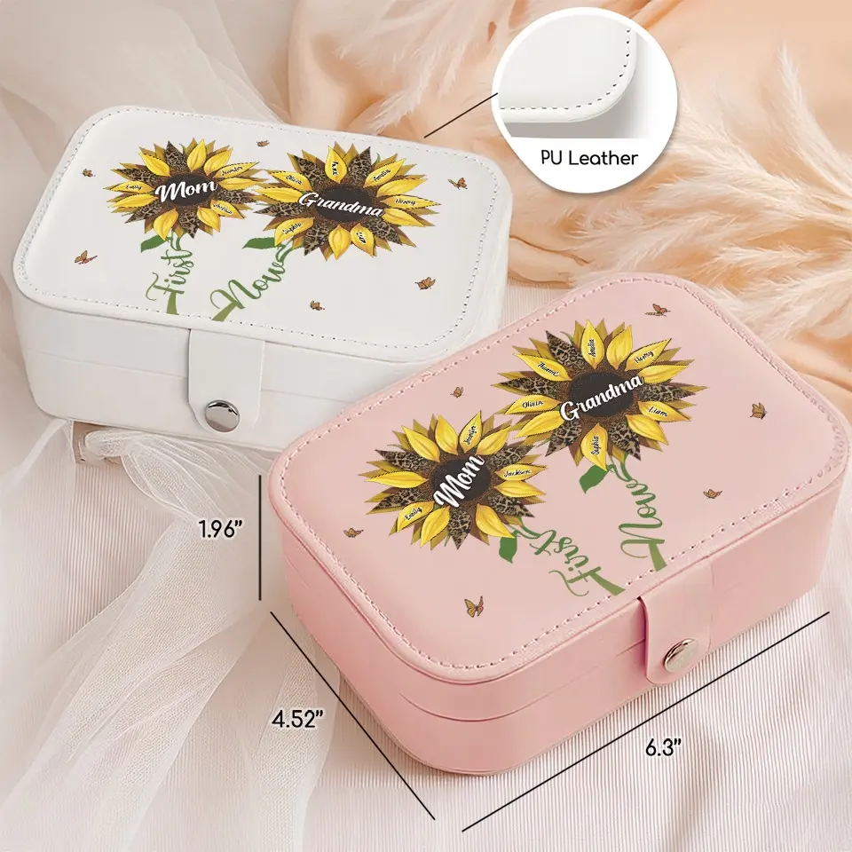 Mothers Are The Gardeners Of The Soul - Family Personalized Custom Jewelry Case - Gift For Mom, Grandma - Image 6