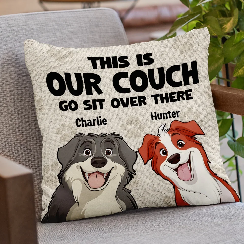 My Best Friend Comes With A Wagging Tail - Dog Personalized Custom Pillow - Gift For Pet Owners, Pet Lovers - Image 3