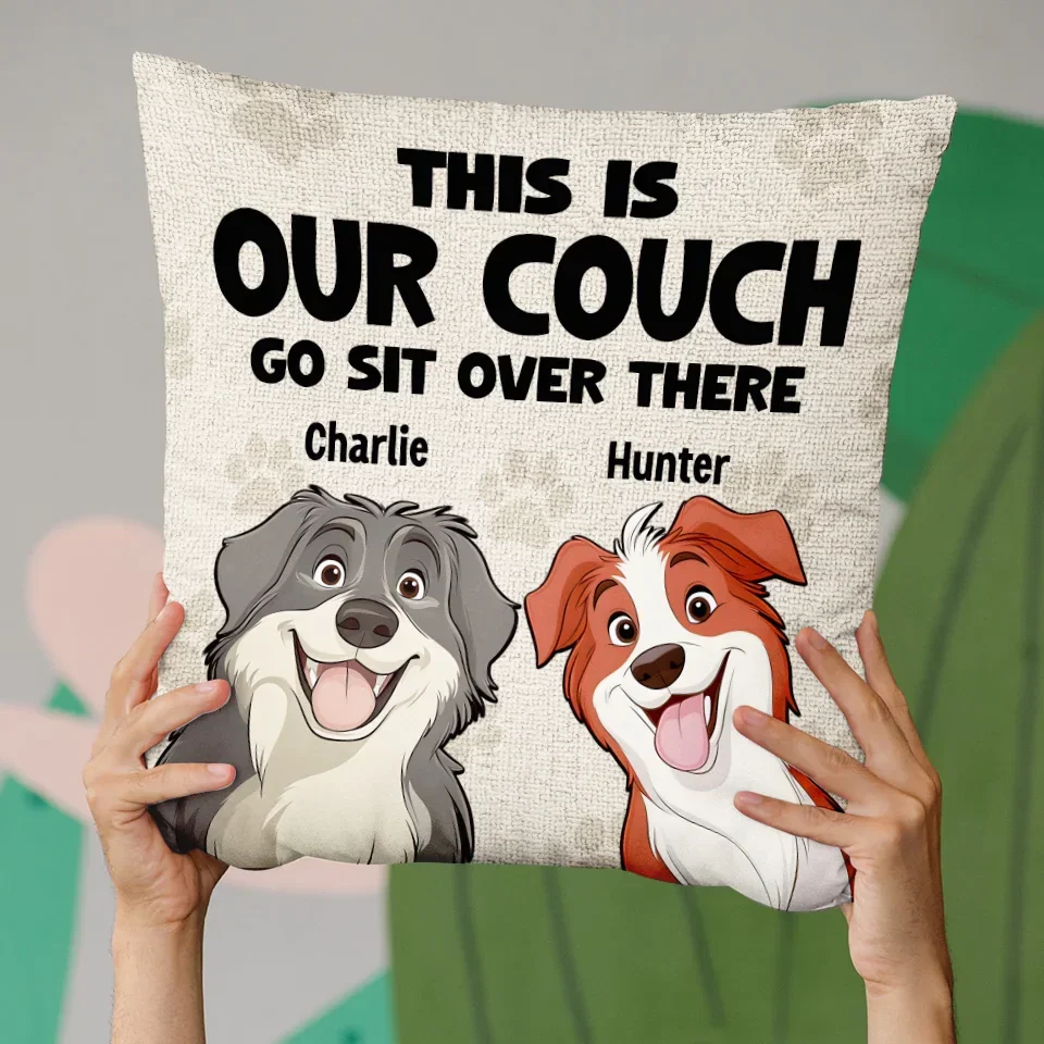 My Best Friend Comes With A Wagging Tail - Dog Personalized Custom Pillow - Gift For Pet Owners, Pet Lovers - Image 4