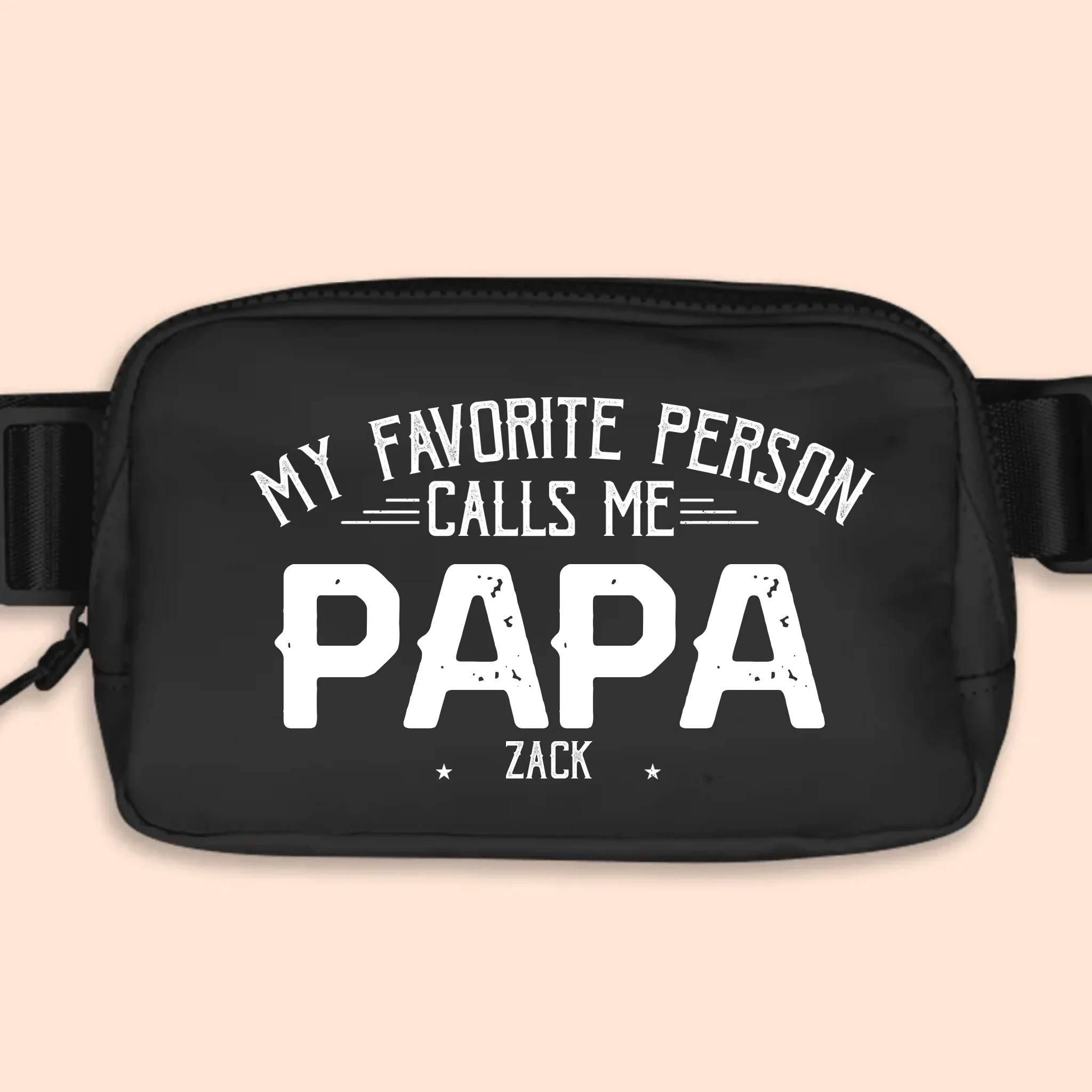 My Favorite People Call Me Papa - Family Personalized Custom Crossbody & Waist Bag - Father's Day, Gift For Dad, Grandpa - Image 2