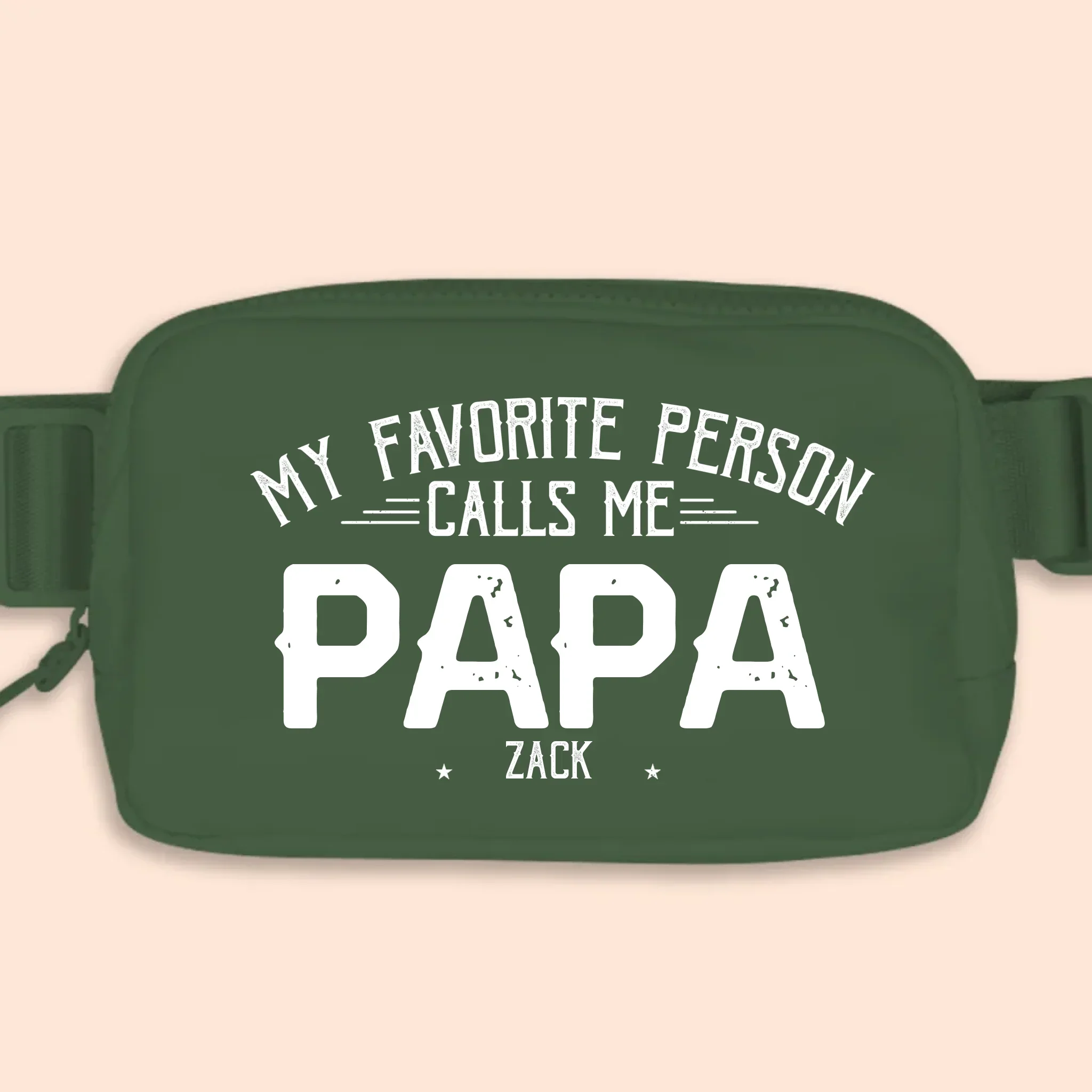 My Favorite People Call Me Papa - Family Personalized Custom Crossbody & Waist Bag - Father's Day, Gift For Dad, Grandpa - Image 4