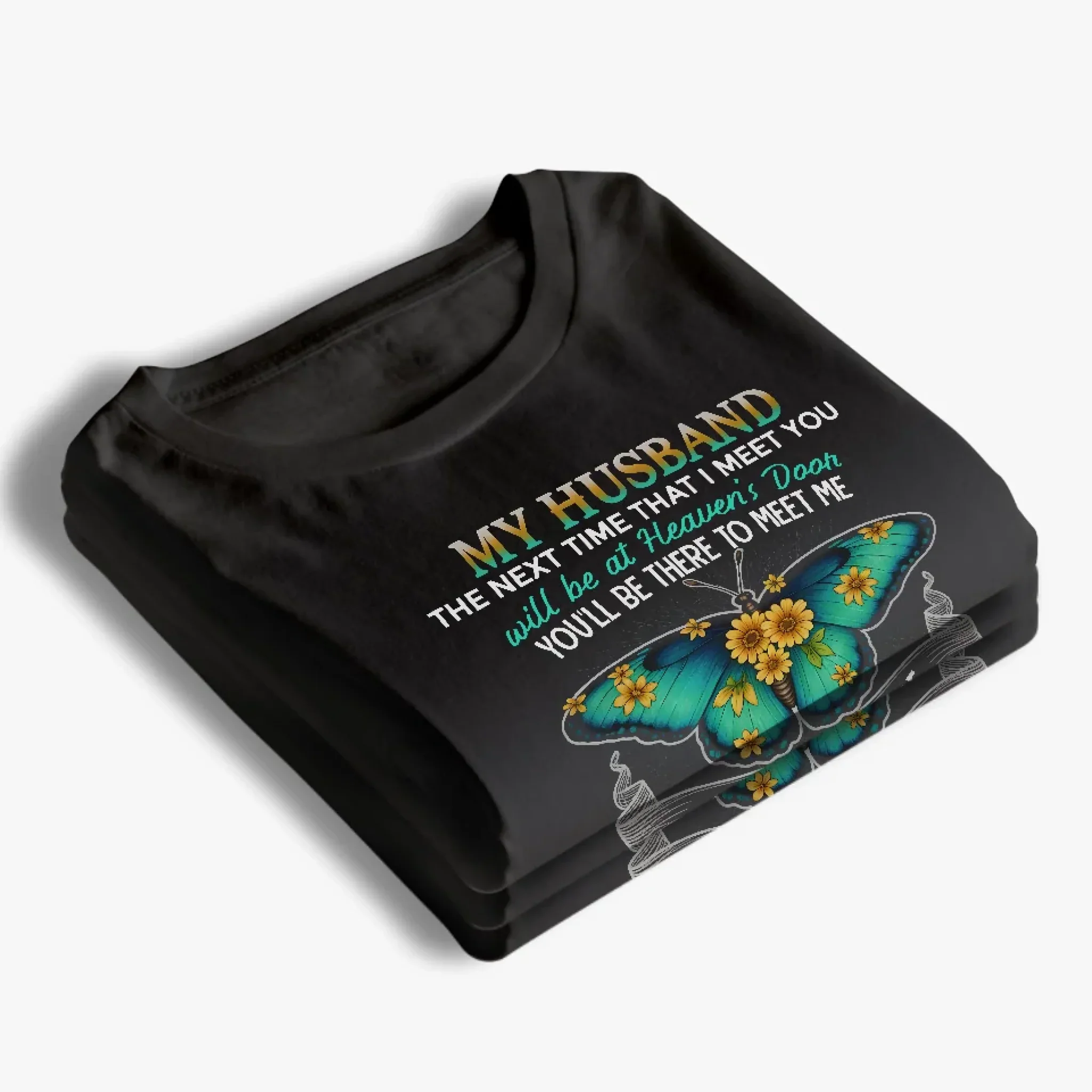 My Heart Remembers, My Soul Awaits - Memorial Personalized Custom Unisex T-shirt, Premium T-shirt, Hoodie - Sympathy Gift For Family Members - Image 4