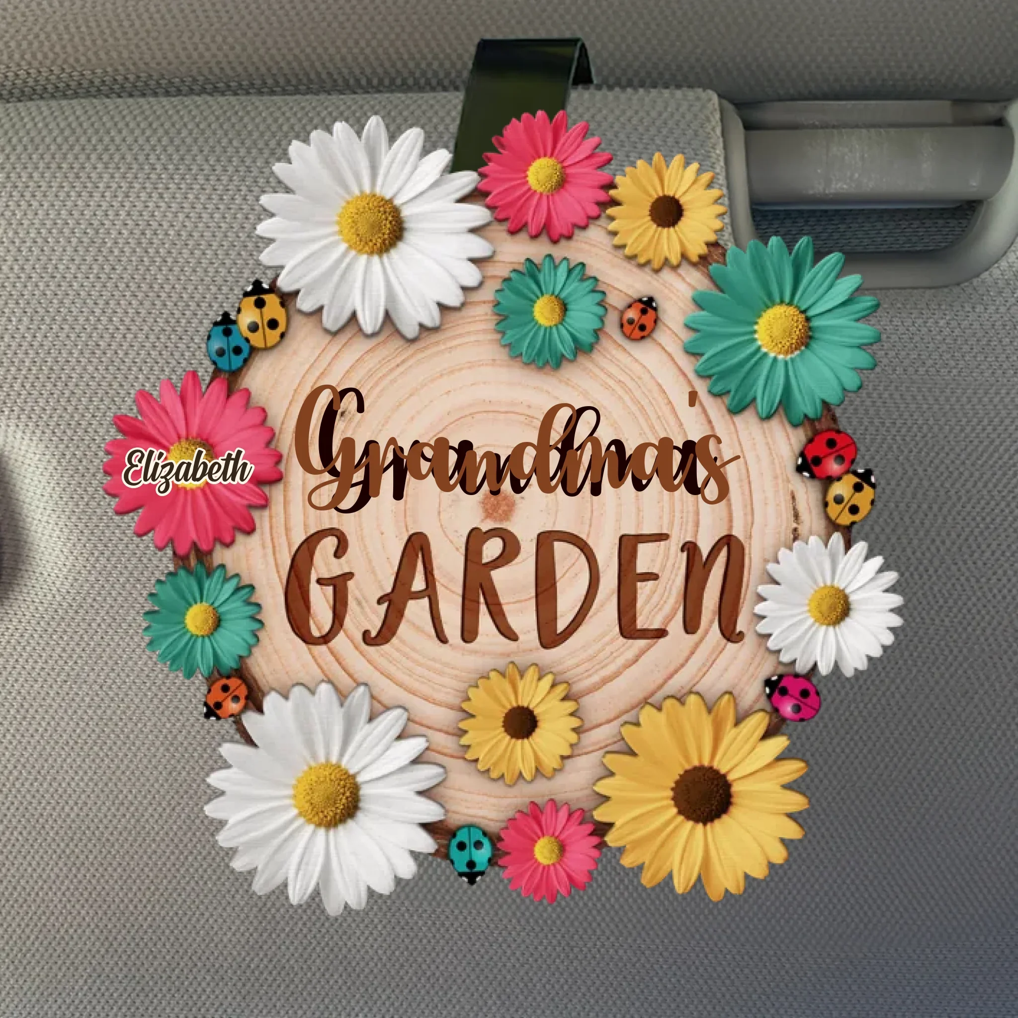 My Kids Are My Greatest Joy - Family Personalized Custom Car Visor Clip - Gift For Mom, Grandma - Image 2
