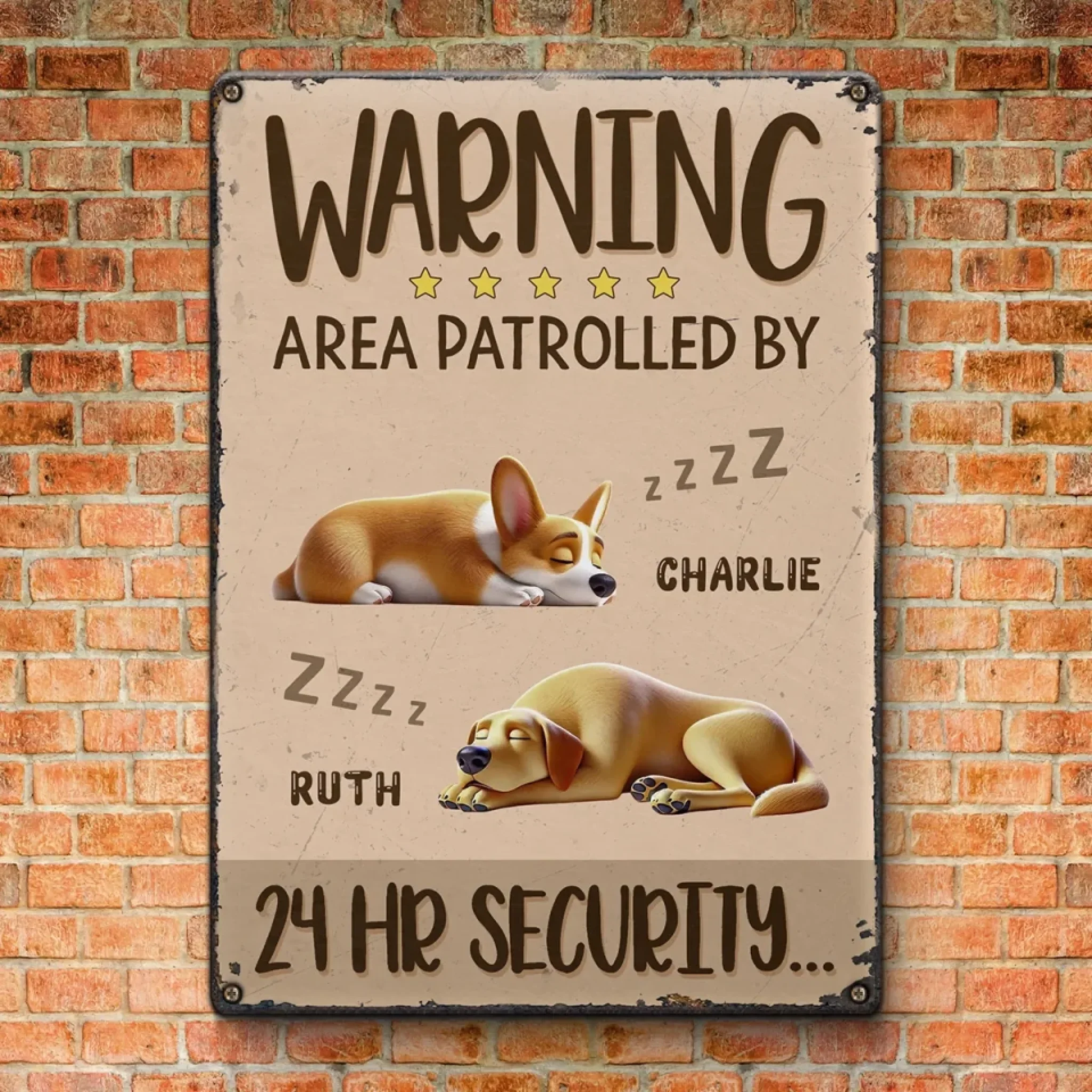 Nap First, Bark Later - Dog Personalized Custom Home Decor Metal Sign - House Warming Gift For Pet Owners, Pet Lovers - Image 3