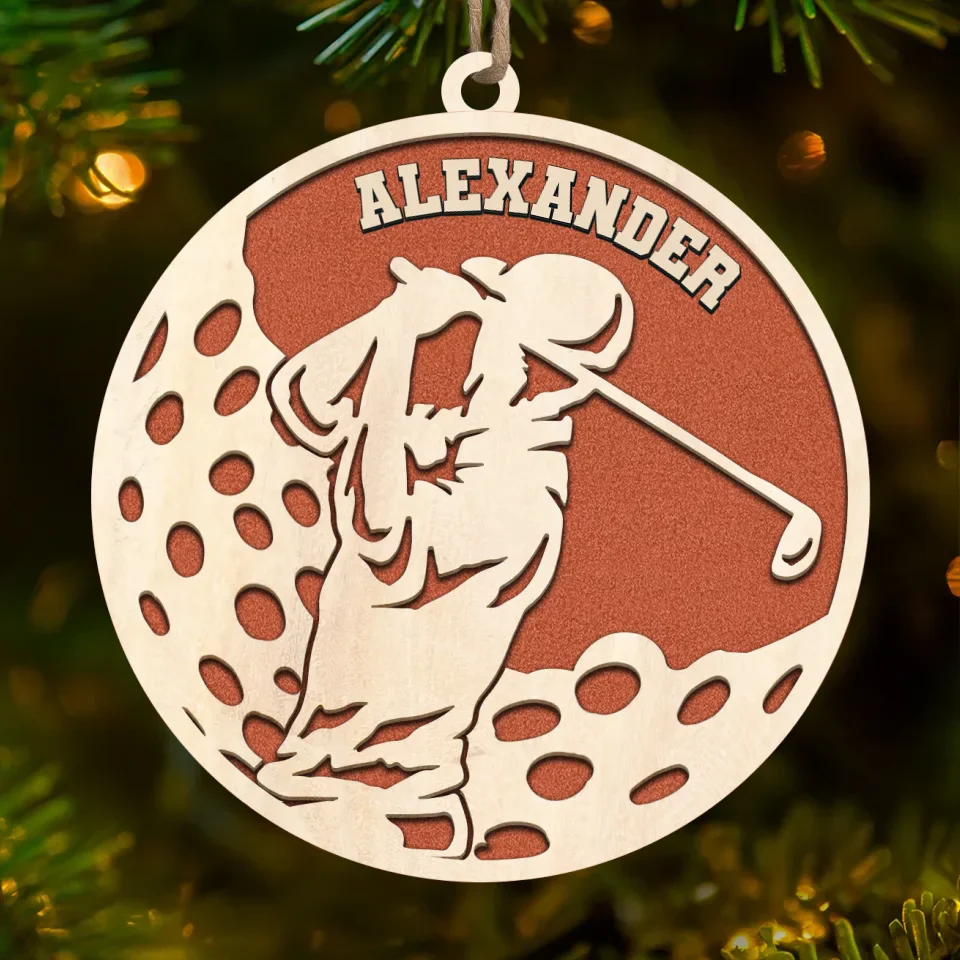 No Limits, No Excuses - Personalized Custom Ornament - Wood Custom Shaped - Christmas Gift For Sport Lovers, Sport Players - Image 2