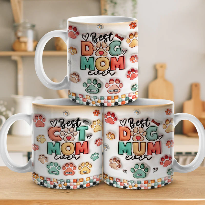 Only My Dogs Know Me Well - Dog & Cat Personalized Custom 3D Inflated Effect Printed Mug - Christmas Gift For Pet Owners, Pet Lovers - Image 3