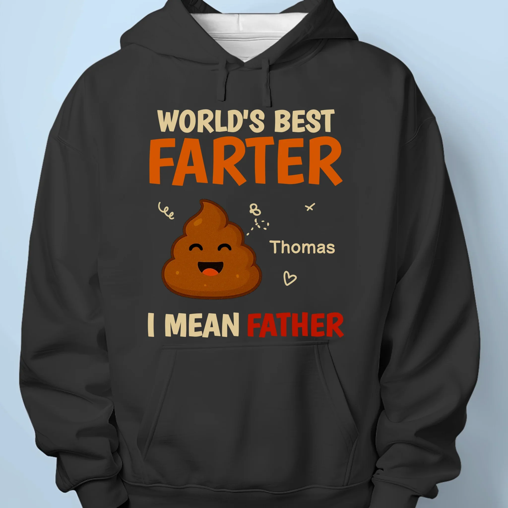 Our Family's Funniest And Fartiest Hero - Family Personalized Custom Unisex T-shirt, Premium T-shirt, Hoodie - Father's Day, Gift For Dad, Grandpa - Image 7