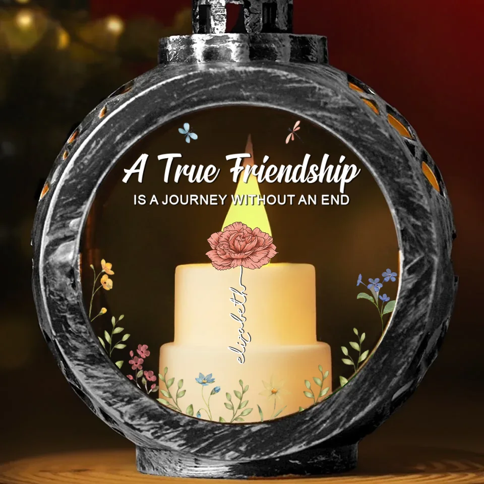 Our Friendship Will Last Forever - Bestie Candlelight Lantern Ornament - Christmas Gift For Best Friends, BFF, Sisters - Image 4
