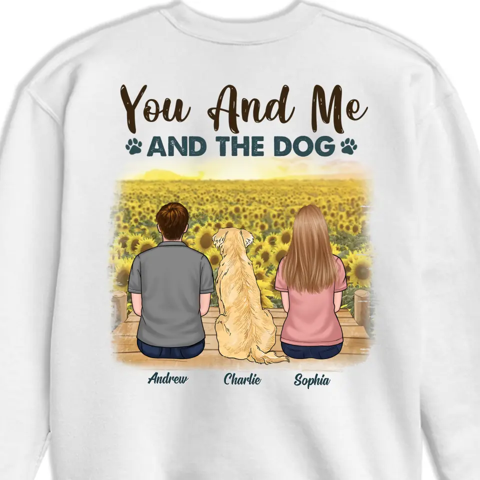 Our Most Trusted Allies - Dog & Cat Personalized Custom Back Printed Unisex T-shirt, Hoodie, Sweatshirt - Gift For Couples, Pet Owners, Pet Lovers - Image 5