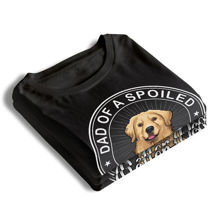 Parents Of A Spoiled Rotten Dog - Dog Personalized Custom Unisex T-shirt, Hoodie, Sweatshirt - Upload Image, Christmas Gift For Pet Owners, Pet Lovers - Image 3