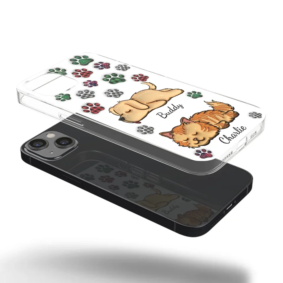 Pets Are Not Just Animals, They Are Family - Dog & Cat Personalized Custom 3D Inflated Effect Printed Clear Phone Case - Gift For Pet Owners, Pet Lovers - Image 33