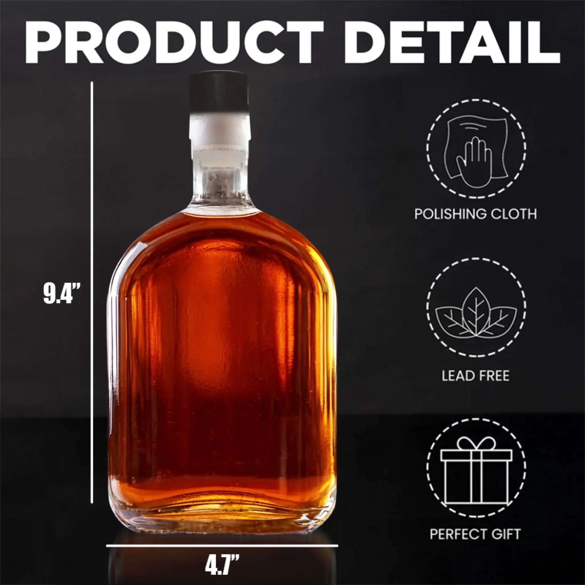 Power, Love, Legacy - Family Personalized Custom Whiskey Bottle - Father's Day, Gift For Dad, Grandpa - Image 5