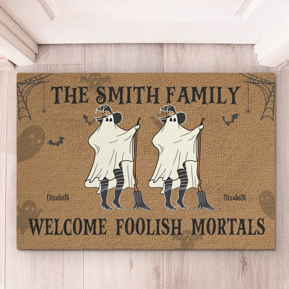 Pumpkins And Family Make The Best Halloween Memories - Family Personalized Custom Home Decor Decorative Mat - Halloween Gift For Family Members - Image 5