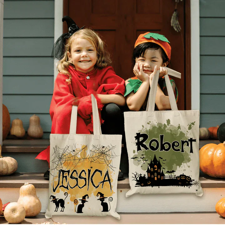 Ready For Halloween - Personalized Tote Bag - Gift For Yourself, Halloween Gift - Image 2