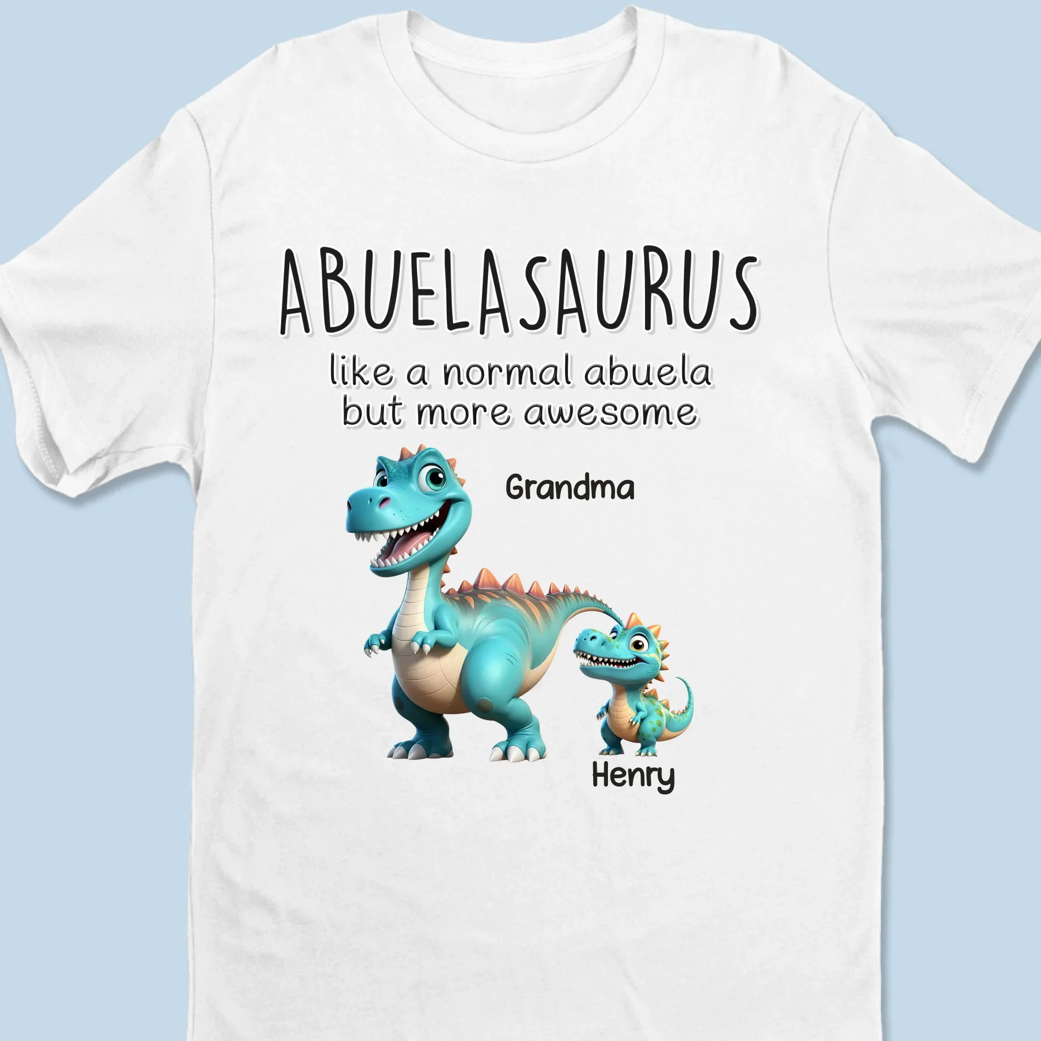 Roaring With Love & Awesomeness -  Family Personalized Custom Unisex T-shirt, Premium T-shirt, Hoodie - Mother's Day Gift For Mom, Grandma - Image 6