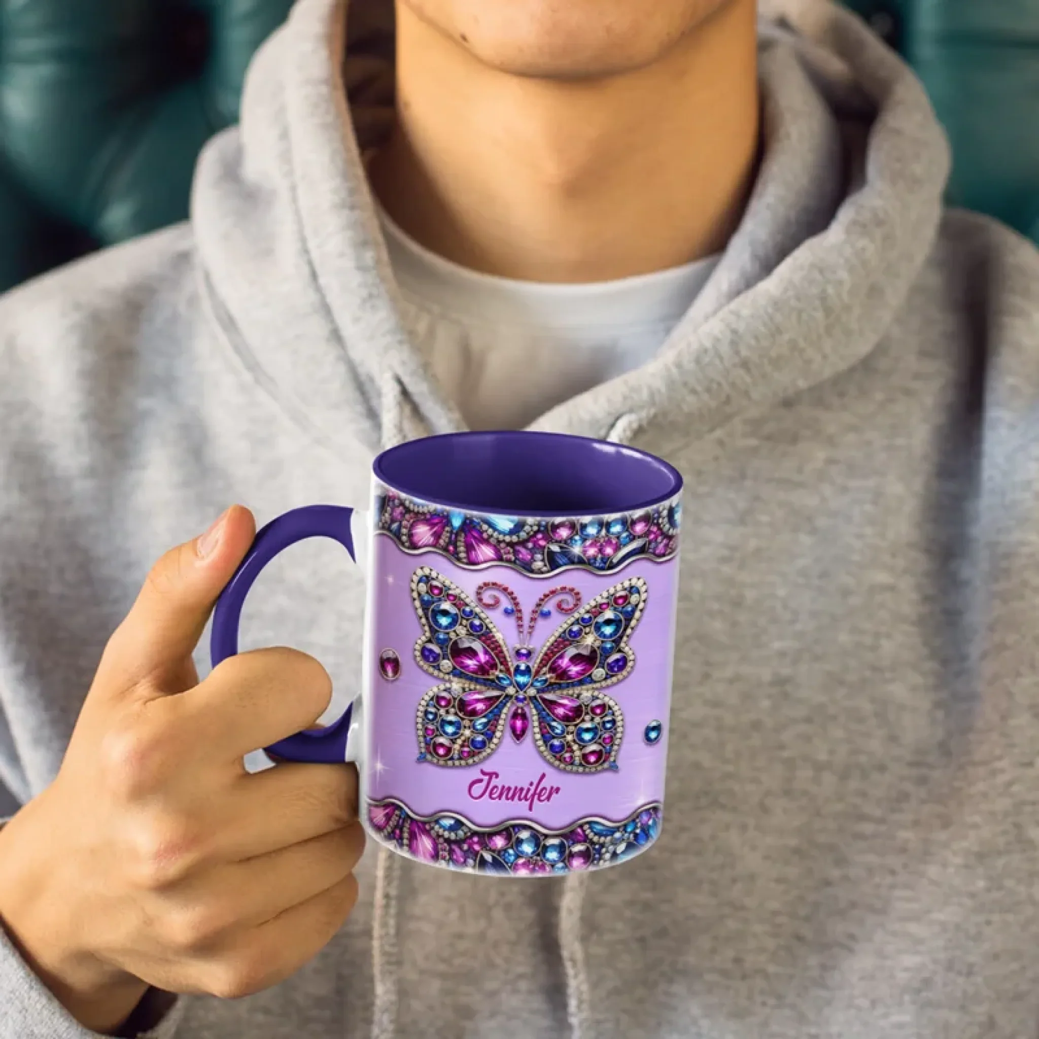 Show Your Love With A Unique Mug Design - Family Personalized Custom 3D Inflated Effect Printed Accent Mug - Gift For Yourself, Best Friends, Siblings, Family Members - Image 4