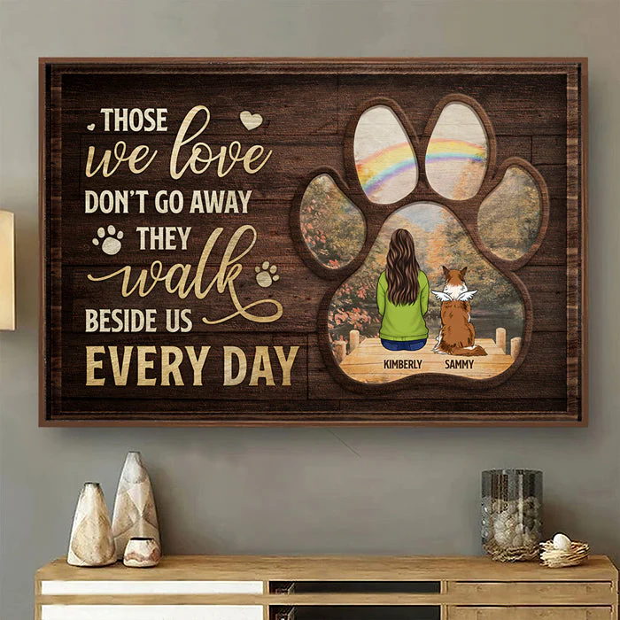 Sometimes A Very Special Dog Enters Our Lives - Personalized Horizontal Poster - Gift For Pet Lovers - Image 2