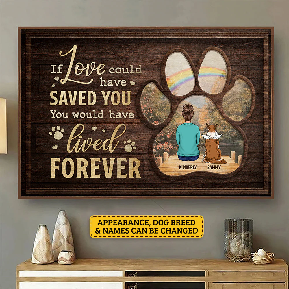 Sometimes A Very Special Dog Enters Our Lives - Personalized Horizontal Poster - Gift For Pet Lovers - Image 4