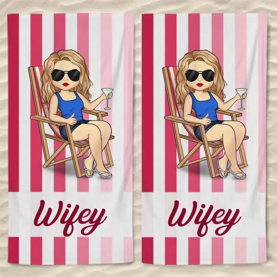Sunsets And Soulmates - Couple Personalized Custom Beach Towel - Summer Vacation Gift For Husband Wife, Anniversary - Image 2