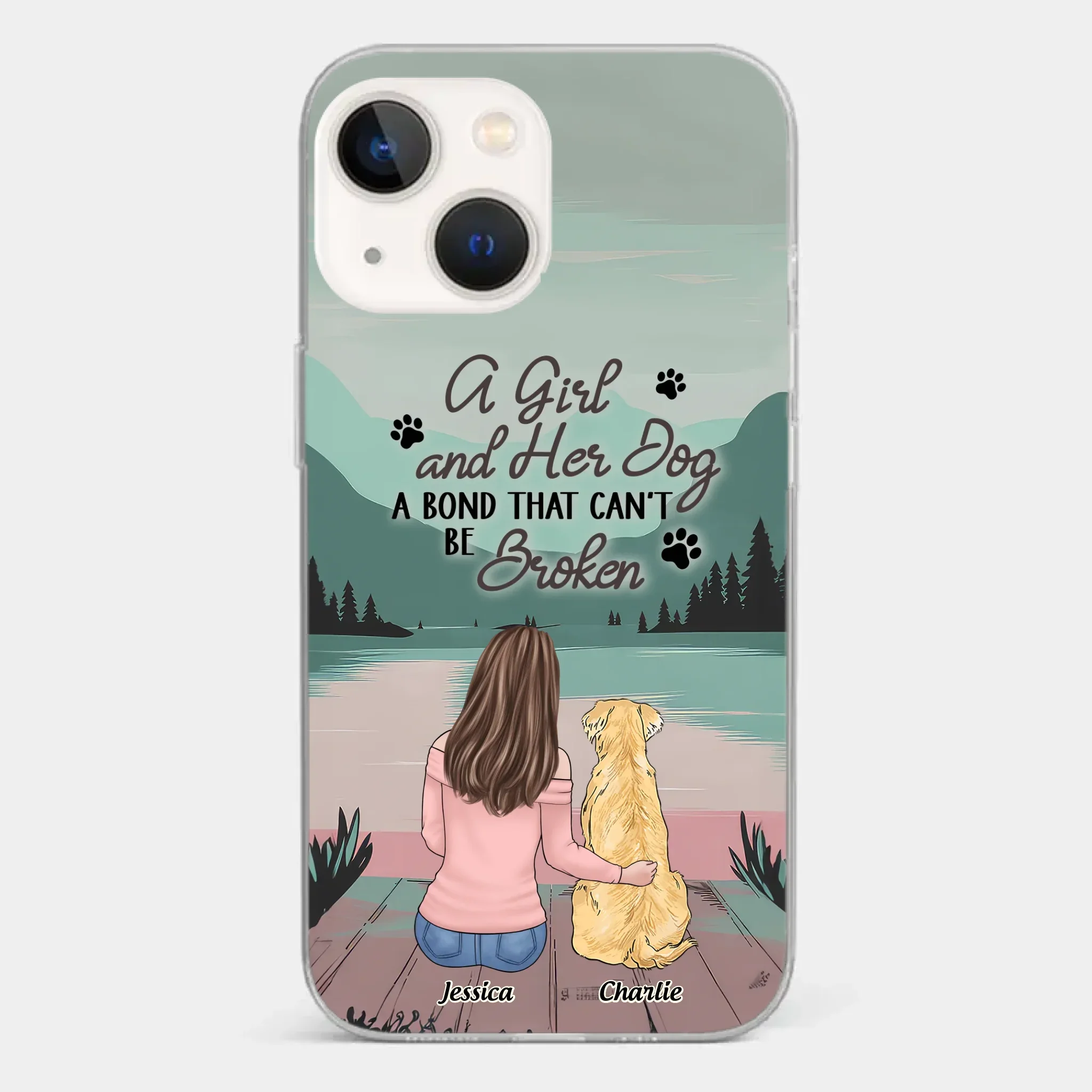 Tails Of Love - Dog Personalized Custom Clear Phone Case - Gift For Pet Owners, Pet Lovers - Image 13