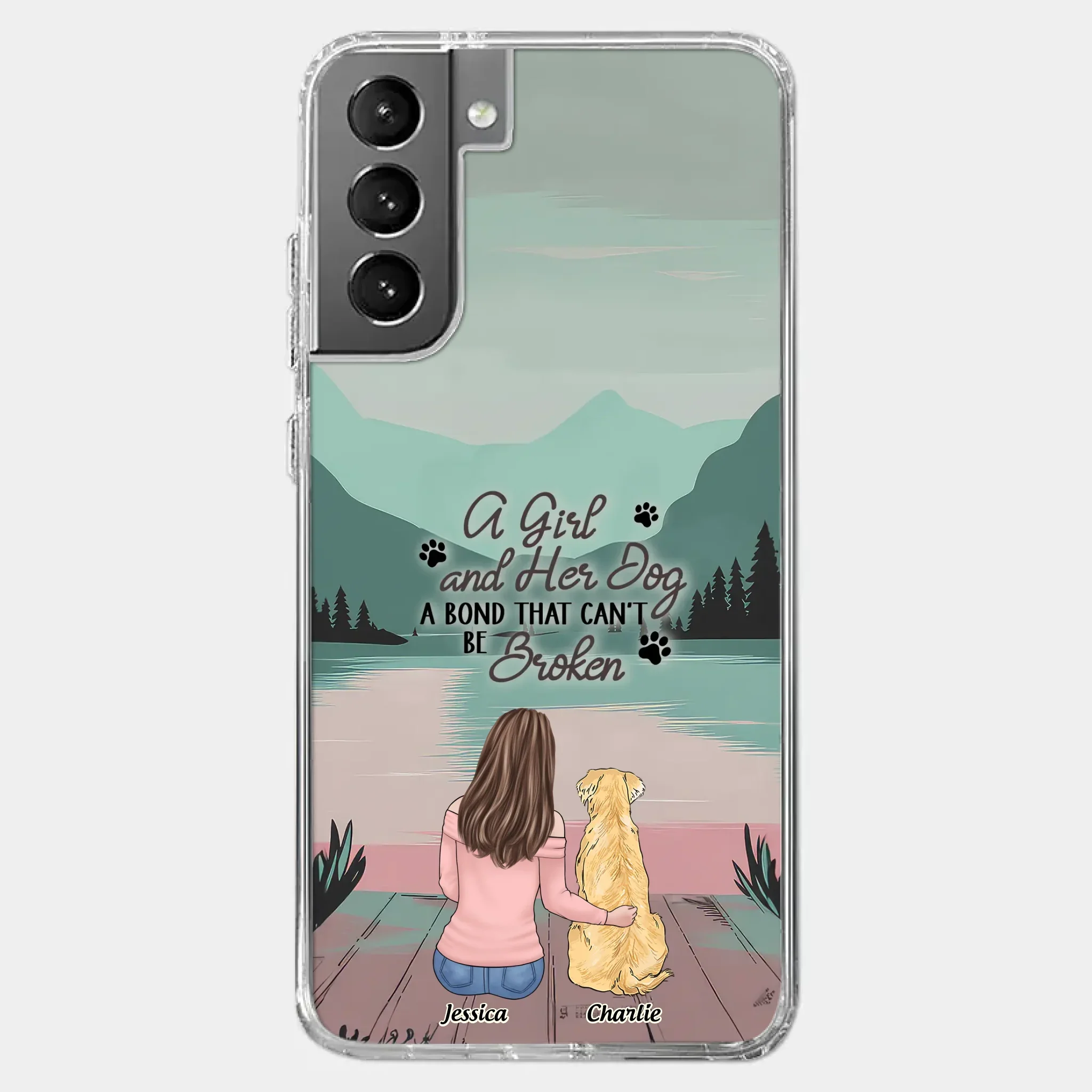 Tails Of Love - Dog Personalized Custom Clear Phone Case - Gift For Pet Owners, Pet Lovers - Image 40