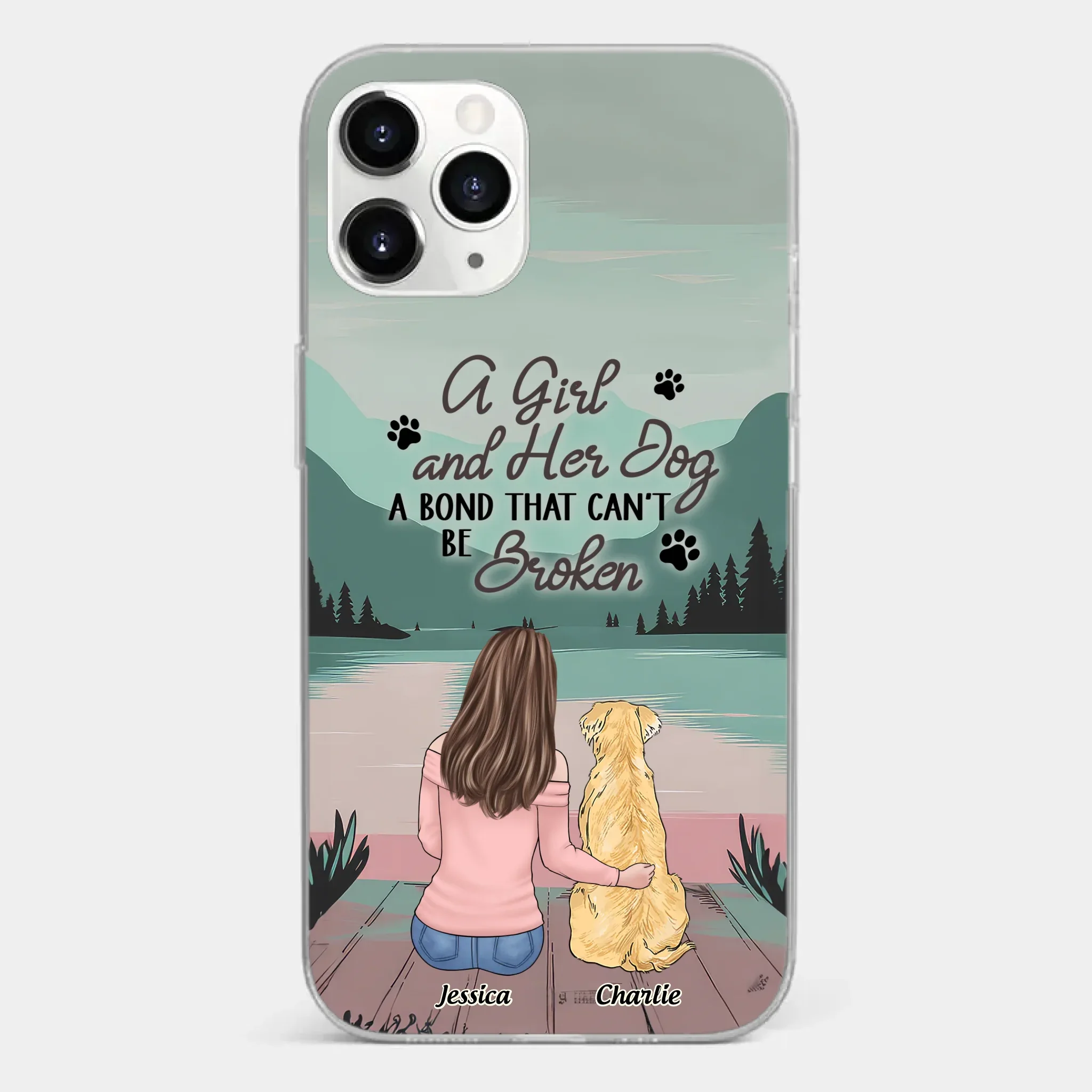 Tails Of Love - Dog Personalized Custom Clear Phone Case - Gift For Pet Owners, Pet Lovers - Image 7