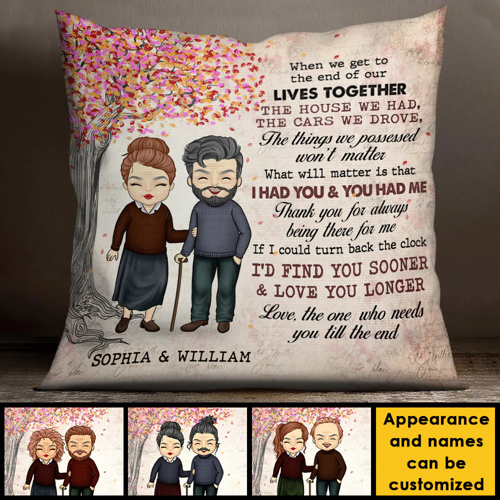 Thank You For Always Being There For Me - Gift For Couples, Husband Wife, Personalized Pillow (Insert Included) - Image 4