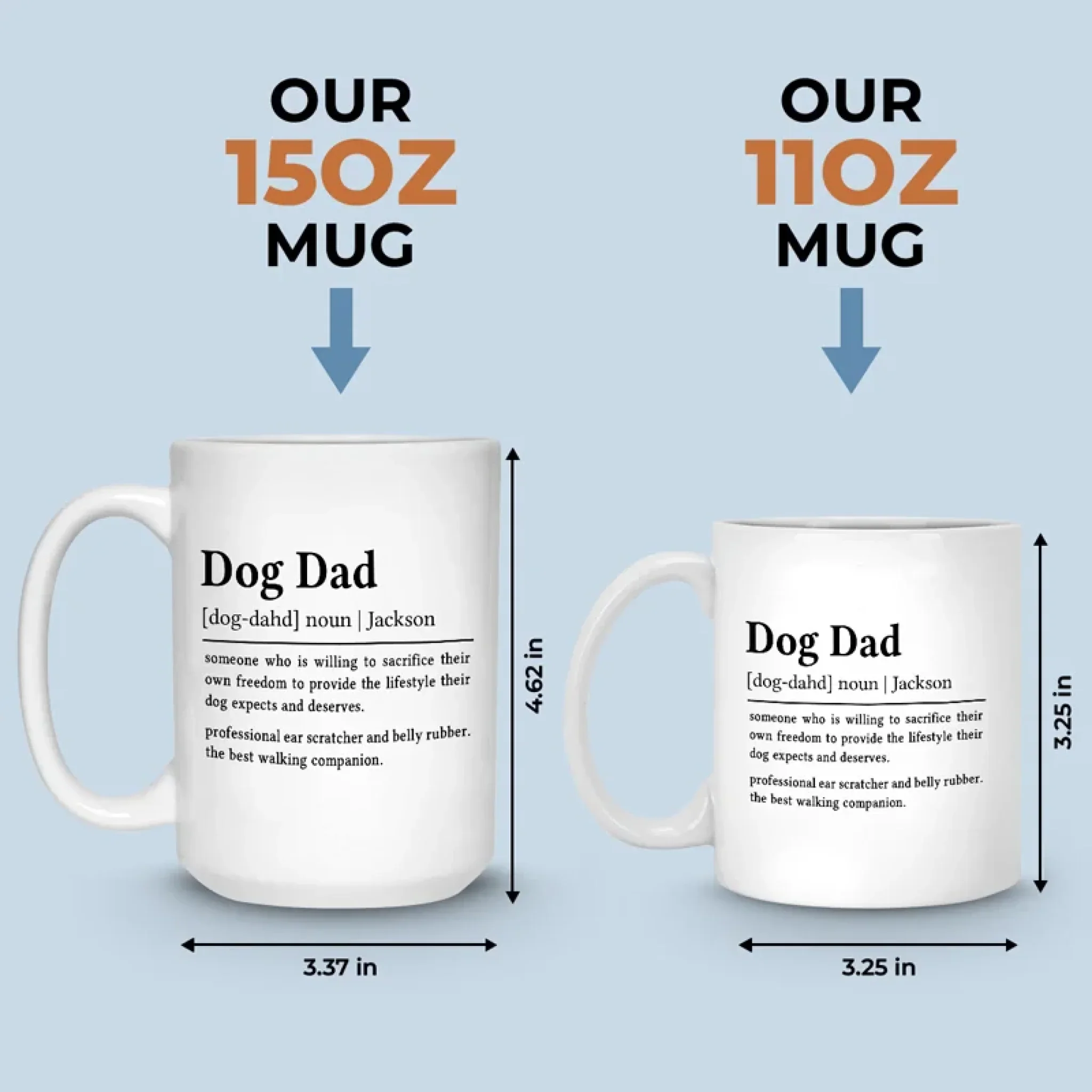 The Best Walking Companion - Dog Personalized Custom Mug - Gift For Pet Owners, Pet Lovers - Image 5