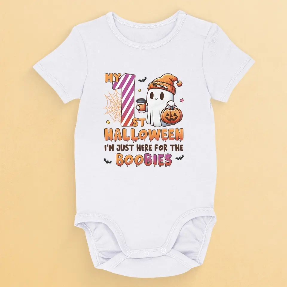 The Cutest Boo You've Ever Seen - Family Personalized Custom Baby Onesie - Halloween Gift For Baby Kids, Newborn Baby