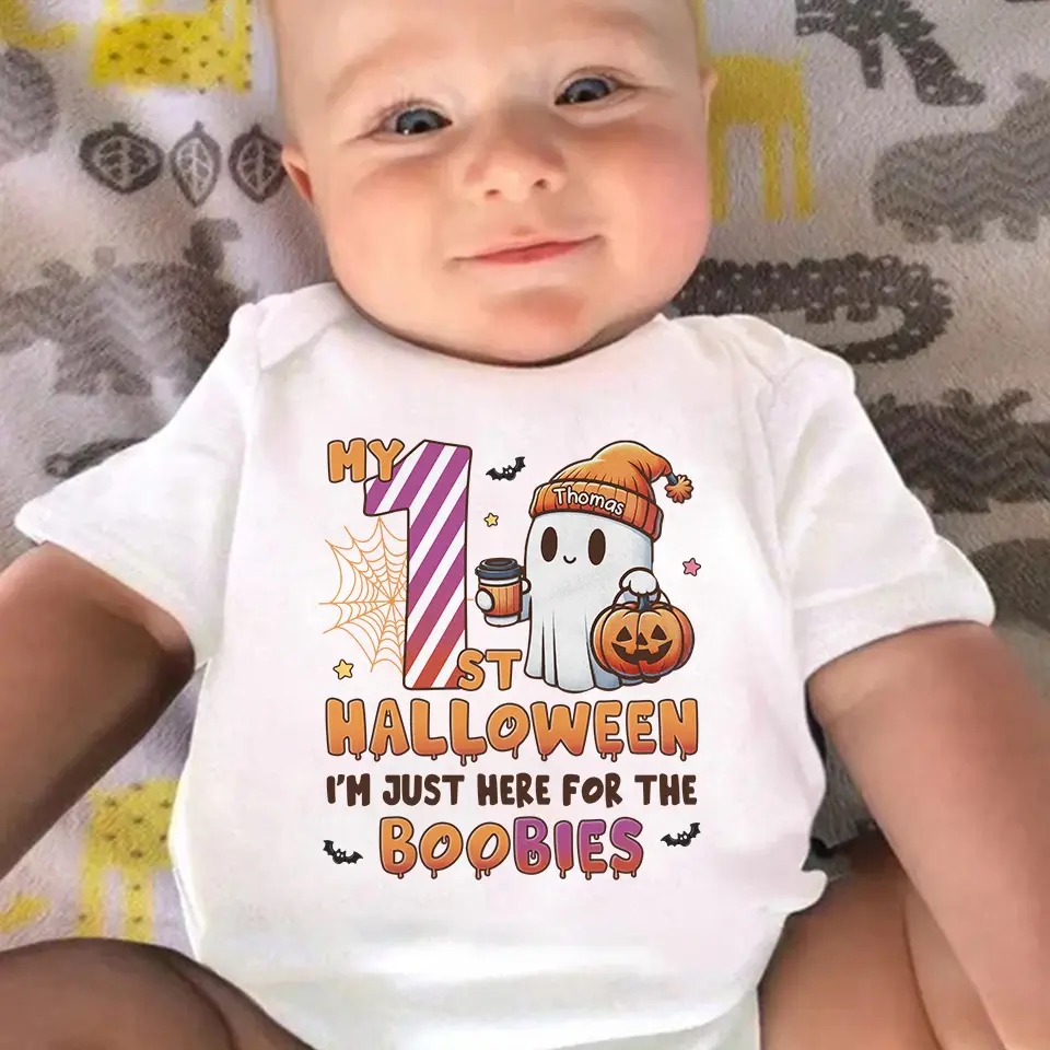 The Cutest Boo You've Ever Seen - Family Personalized Custom Baby Onesie - Halloween Gift For Baby Kids, Newborn Baby - Image 4