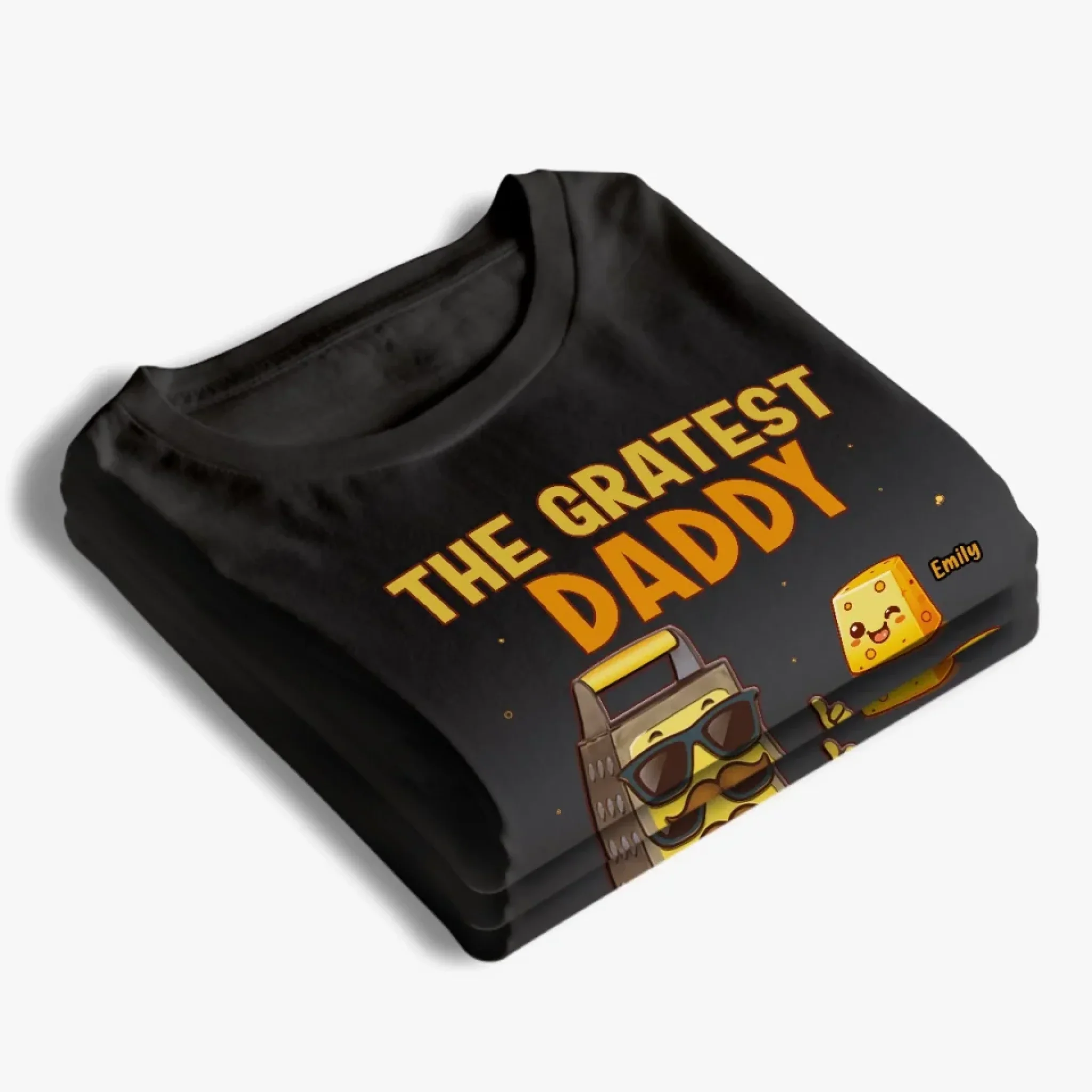 The Gratest Daddy - Family Personalized Custom Unisex T-shirt, Premium T-shirt, Hoodie - Father's Day, Gift For Dad, Grandpa - Image 4