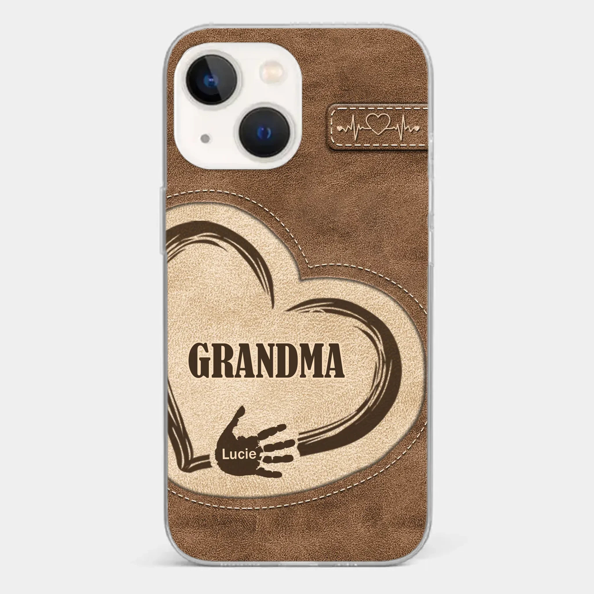 The Heart Of Our Home Is Family - Family Personalized Custom Clear Phone Case - Gift For Family Members - Image 18