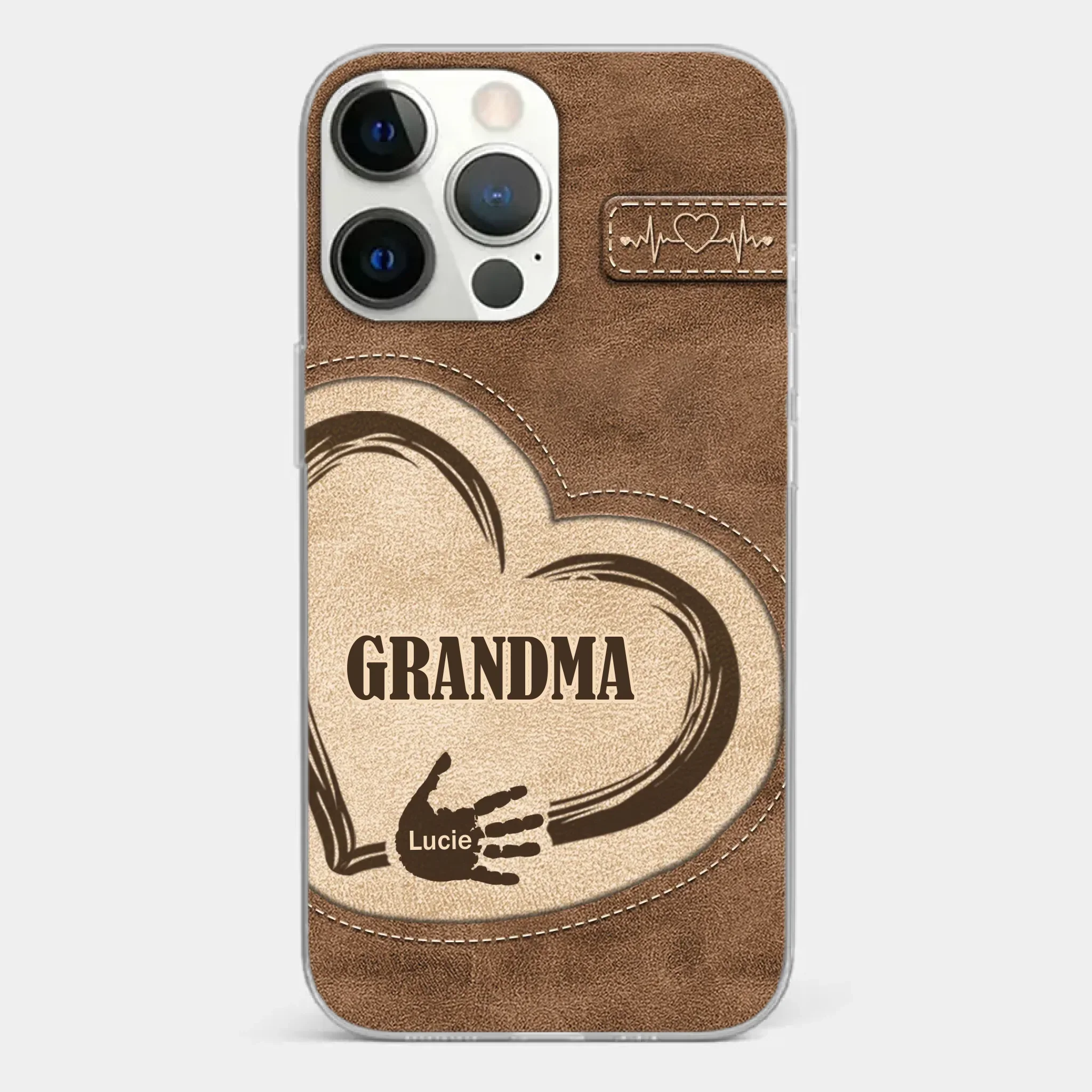 The Heart Of Our Home Is Family - Family Personalized Custom Clear Phone Case - Gift For Family Members - Image 20