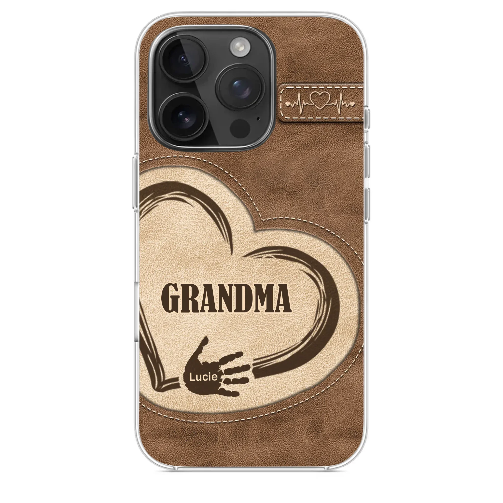 The Heart Of Our Home Is Family - Family Personalized Custom Clear Phone Case - Gift For Family Members - Image 30