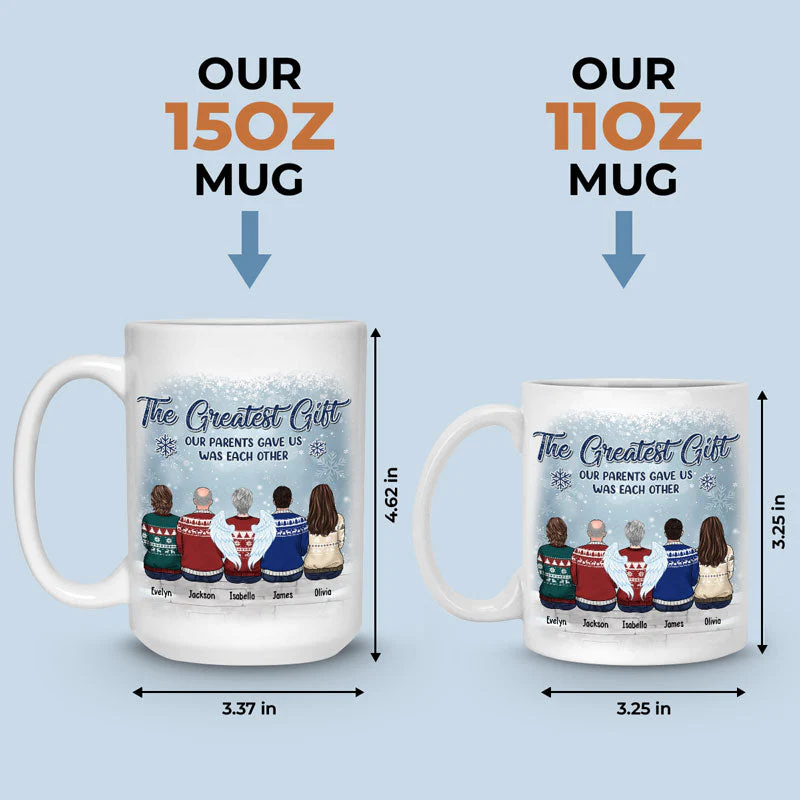 The Love Between Brothers And Sisters - Family Personalized Custom Mug - Christmas Gift, Gift For Siblings, Brothers, Sisters - Image 4