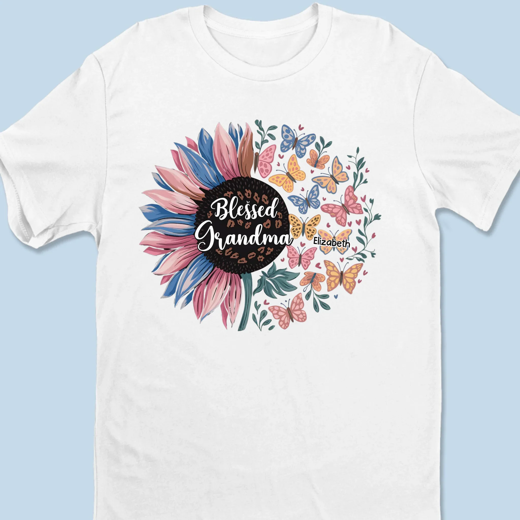 The Love Of A Grandma Is A Forever Gift - Family Personalized Custom Unisex T-shirt, Premium T-shirt, Hoodie - Gift For Mom, Grandma - Image 6